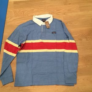 NWT size large Patagonia rugby shirt